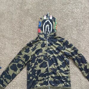 Kids Camouflage Shark Hoodie